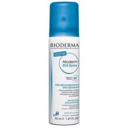 Bioderma Atoderm SOS Spray łagodzący eliminujący swędzenie skóry 50 ml