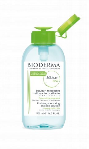 Bioderma Sebium H2O Płyn micelarny z pompką 500ml