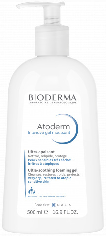 Bioderma Atoderm Łagodny żel oczyszczający 500ml