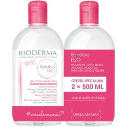 Bioderma Sensibio H2O płyn micelarny - duopak 2x500ml