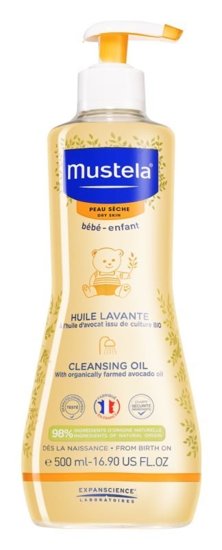 Mustela Bébé Olejek myjący 500ml