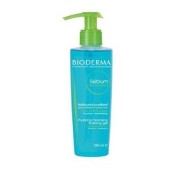 Bioderma Sebium Gel Moussant antybakteryjny żel do mycia twarzy do cery tłustej i mieszanej 200ml