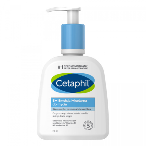 Cetaphil Emulsja micelarna do mycia z pompką 236ml