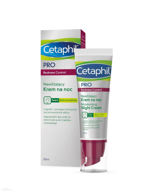 Cetaphil PRO Redness Control Nawilżający krem na noc 50ml