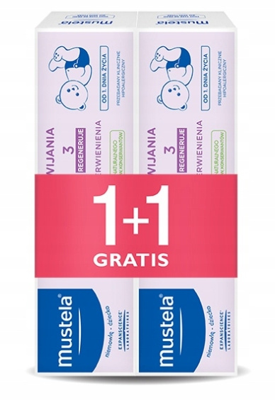 Mustela Bebe Krem do przewijania 123 2x100ml