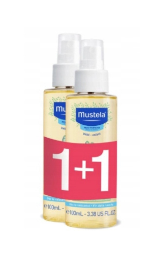 Mustela Bebe Olejek do masażu 2x100ml