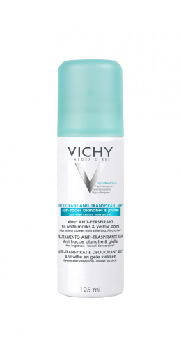 Vichy Dezodorant spray przeciw śladom na ubraniach 48h 125ml