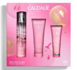 Caudalie Rose de Vigne Zestaw Woda orzeźwiająca 50ml+ Żel pod prysznic 50ml + Krem do rąk 30ml