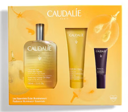 Caudalie Soleil des Vignes Olejek 100ml + Żel pod prysznic 50ml + Premier Cru Krem pod oczy 5ml