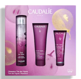 Caudalie The des Vignes Zestaw Woda orzeźwiająca 50ml+ Żel pod prysznic 50ml + Krem do rąk 30ml