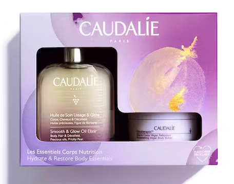 Caudalie Zestaw Glow Olejek 50ml +Masło do ciała 40ml